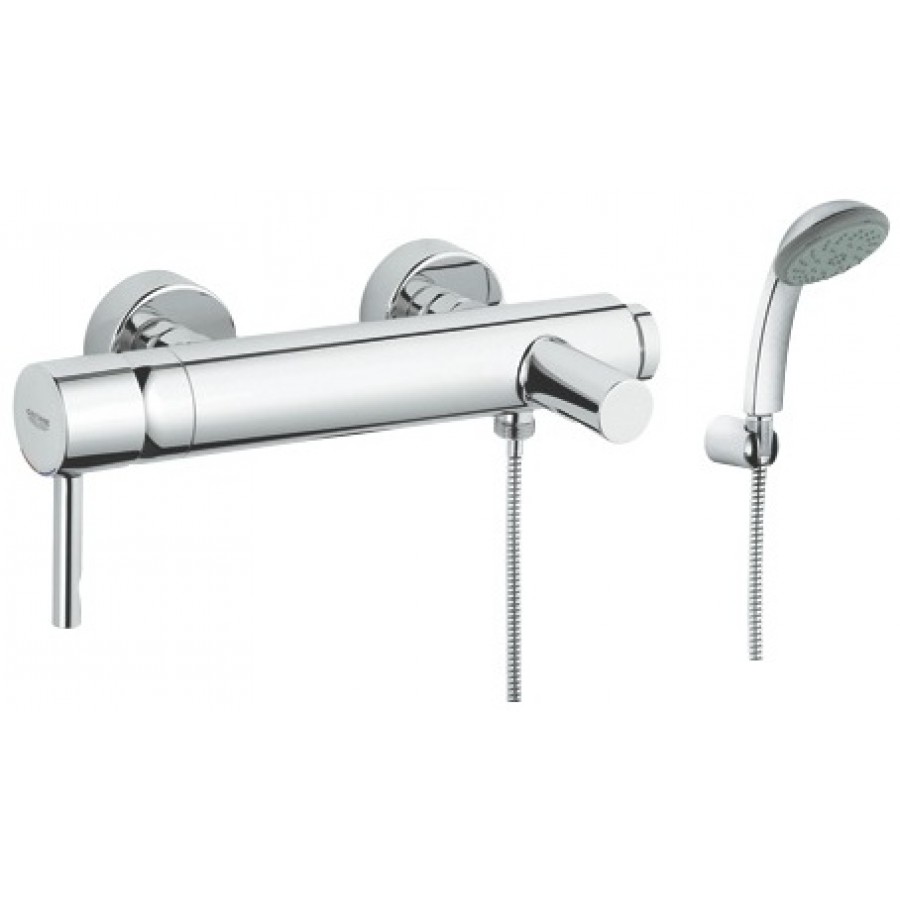 Grohe essence 33624001 однорычажный с подключением душа